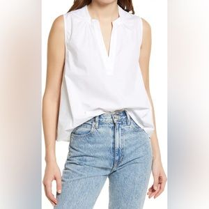 TREASURE & BOND Poplin Sleeveless Popover